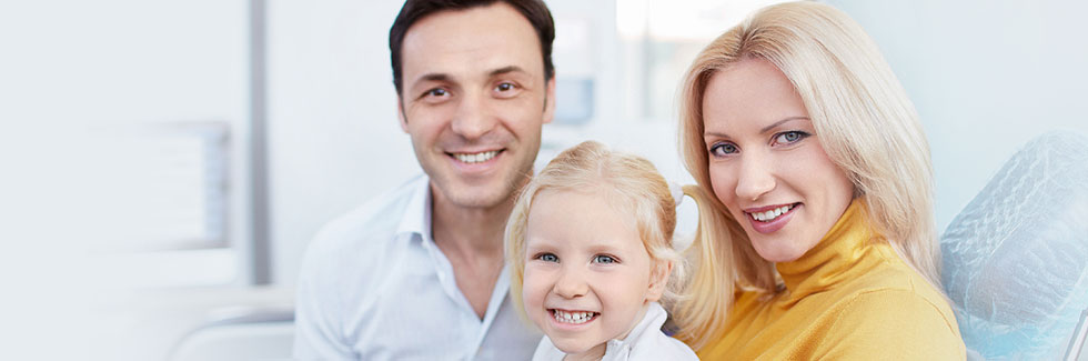 A family at the dentists